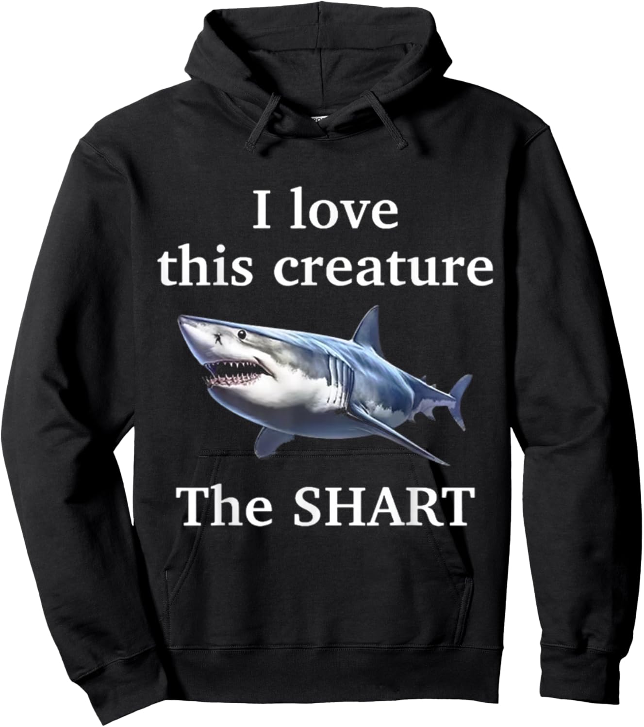 T-Shirt Hoodie - Hoodie | Black