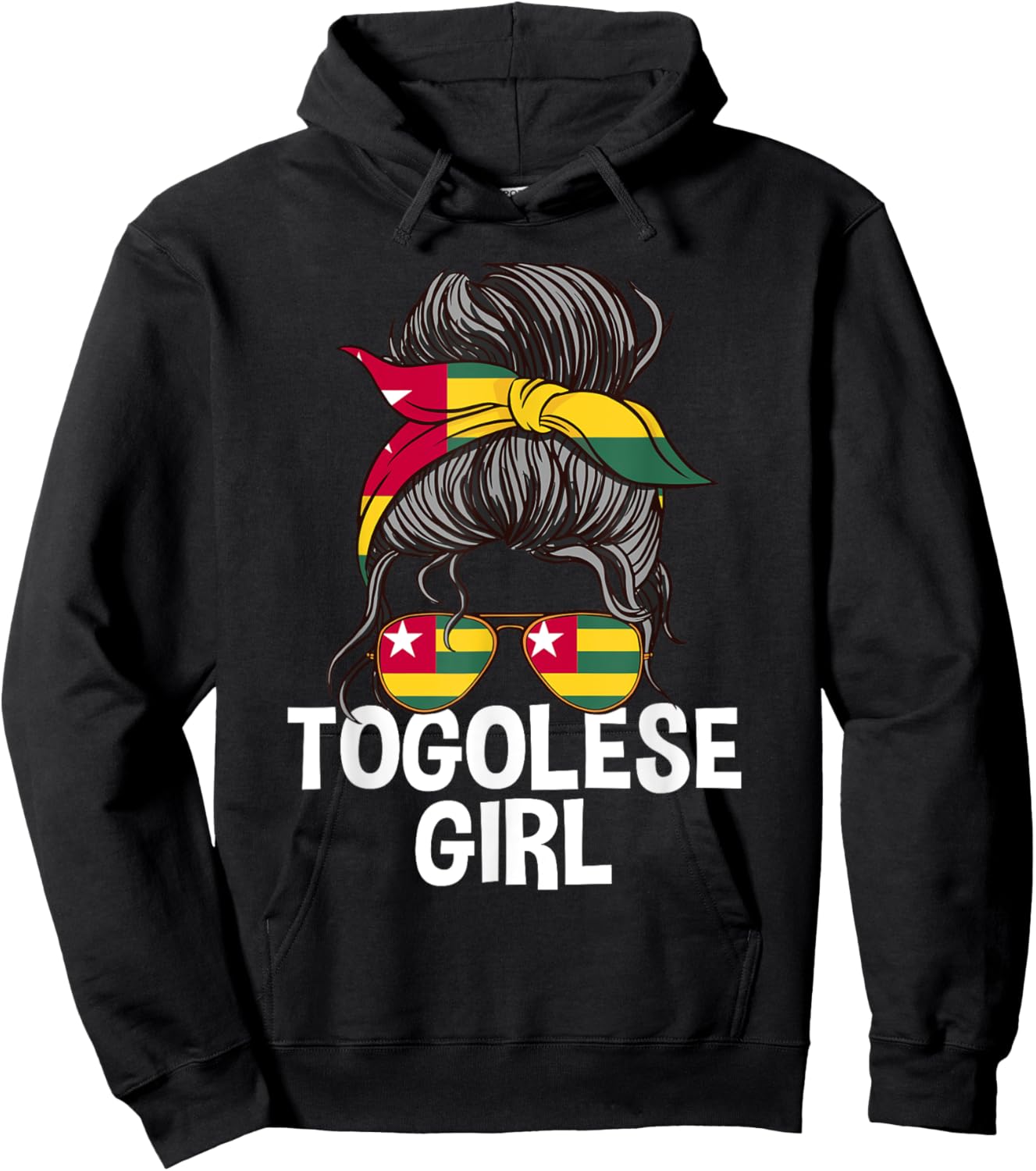 Togolese Chignon Proud Togo Women's Hoodie - Hoodie | Black