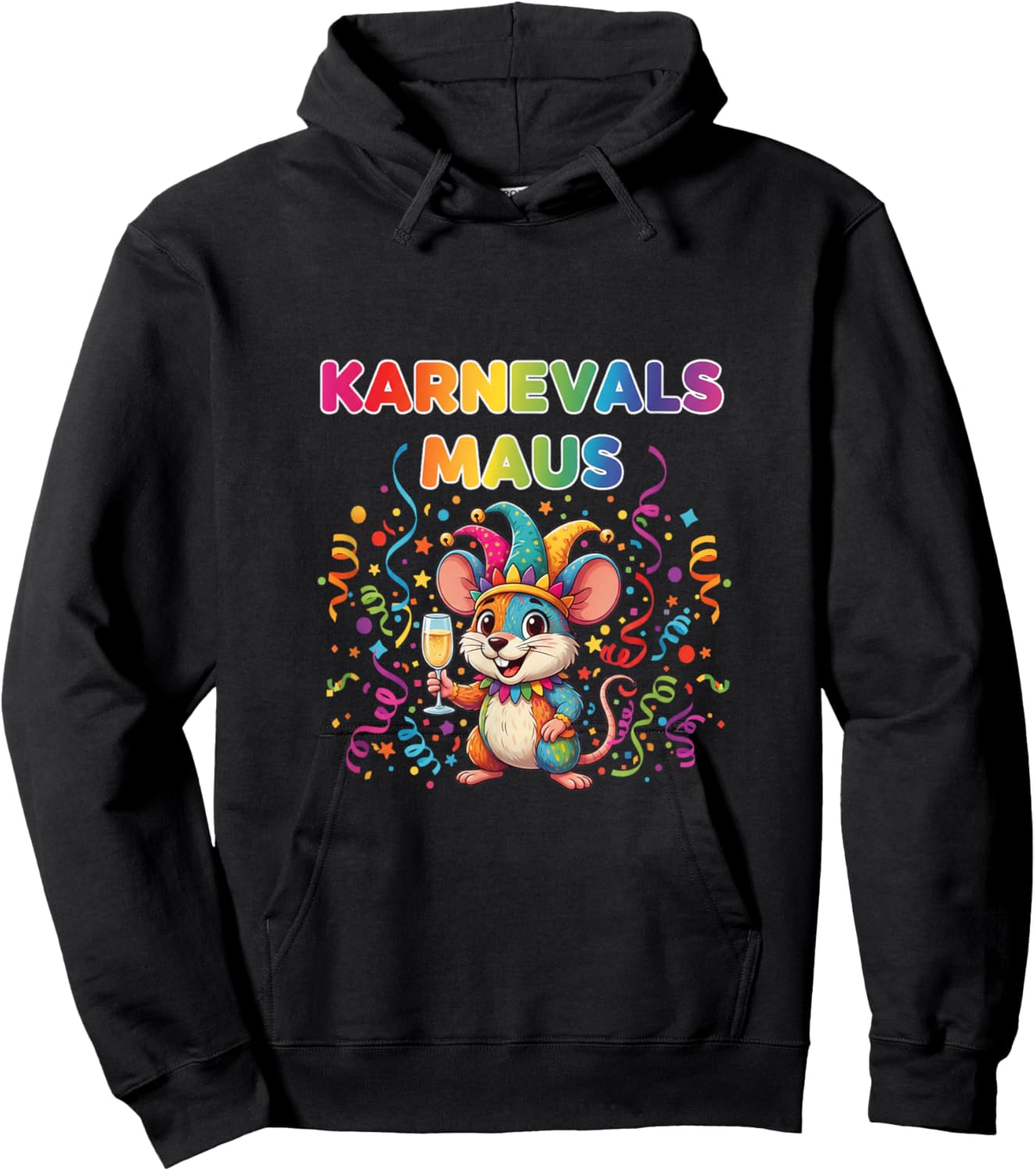 Carnival Cologne for Cologne Alaaf Carnival Mouse Hoodie - Hoodie | Black
