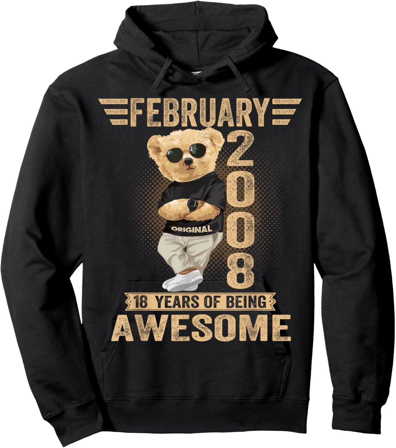 Ours en Peluche génial pour Homme et Femme 18 février 2008 Hoodie - Hoodie | Black