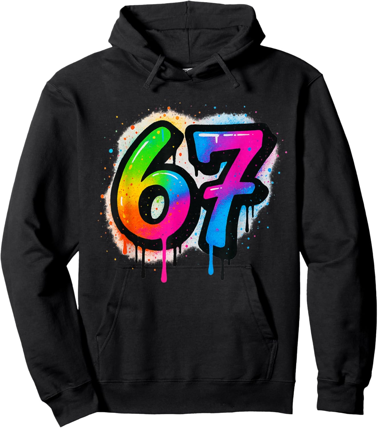 SCP 67 Six Seven 6 7 Meme Design 6 7 Hoodie - Hoodie | Black
