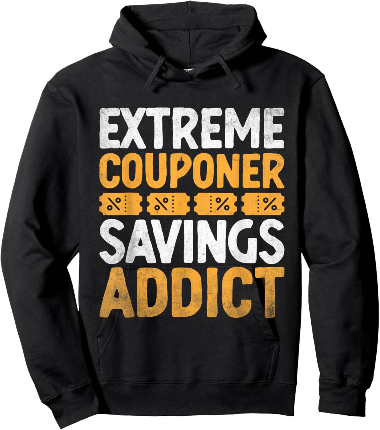 Extreme Couponer Savings Addict Couponer Shopper Couponing Hoodie - Hoodie | Black