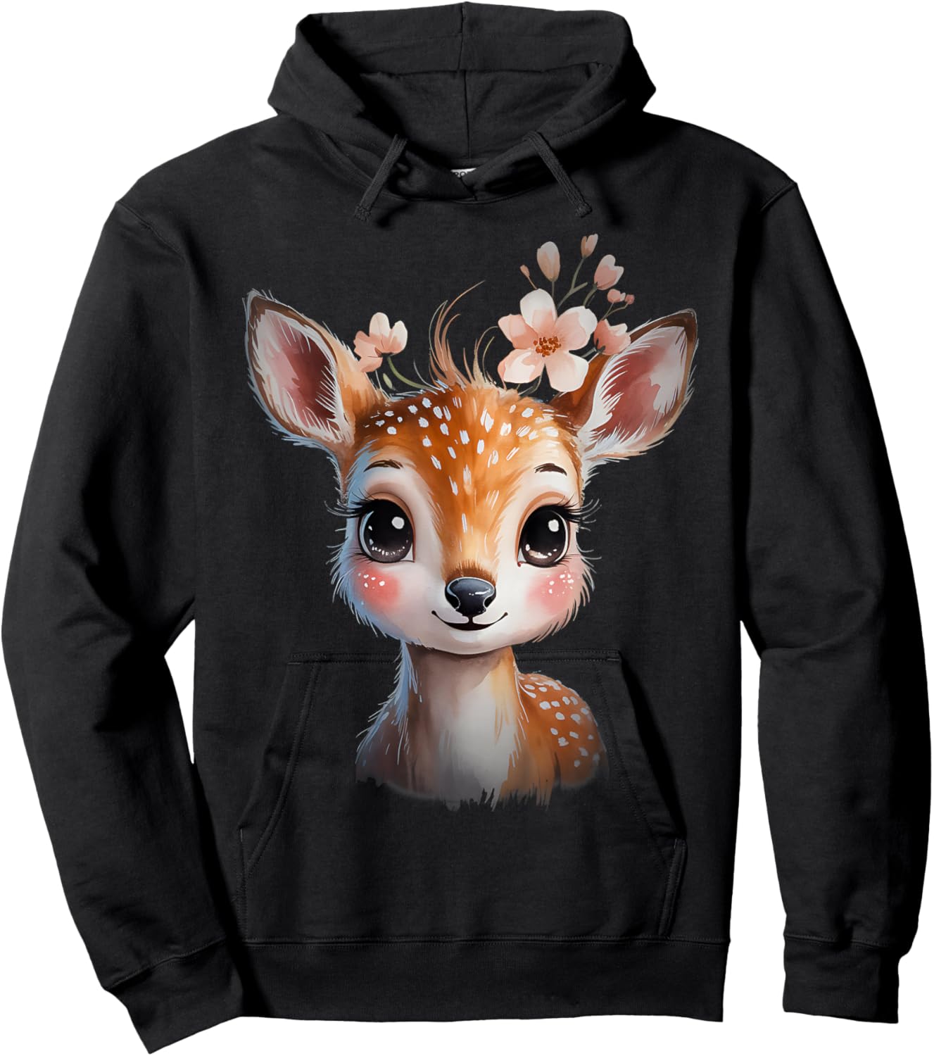 Deer Costume Women's Dirndl Costume Carnival Hoodie - Hoodie | Black