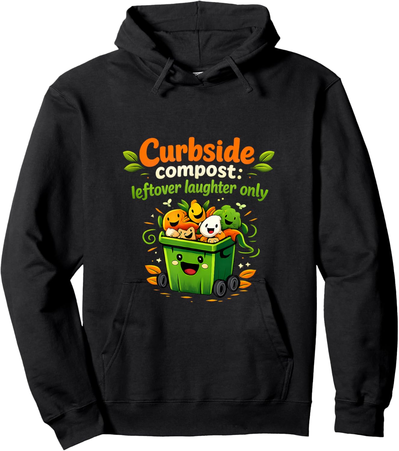 Pavement Compost Local Pride Badge - Recycling Art Fun Hoodie - Hoodie | Black