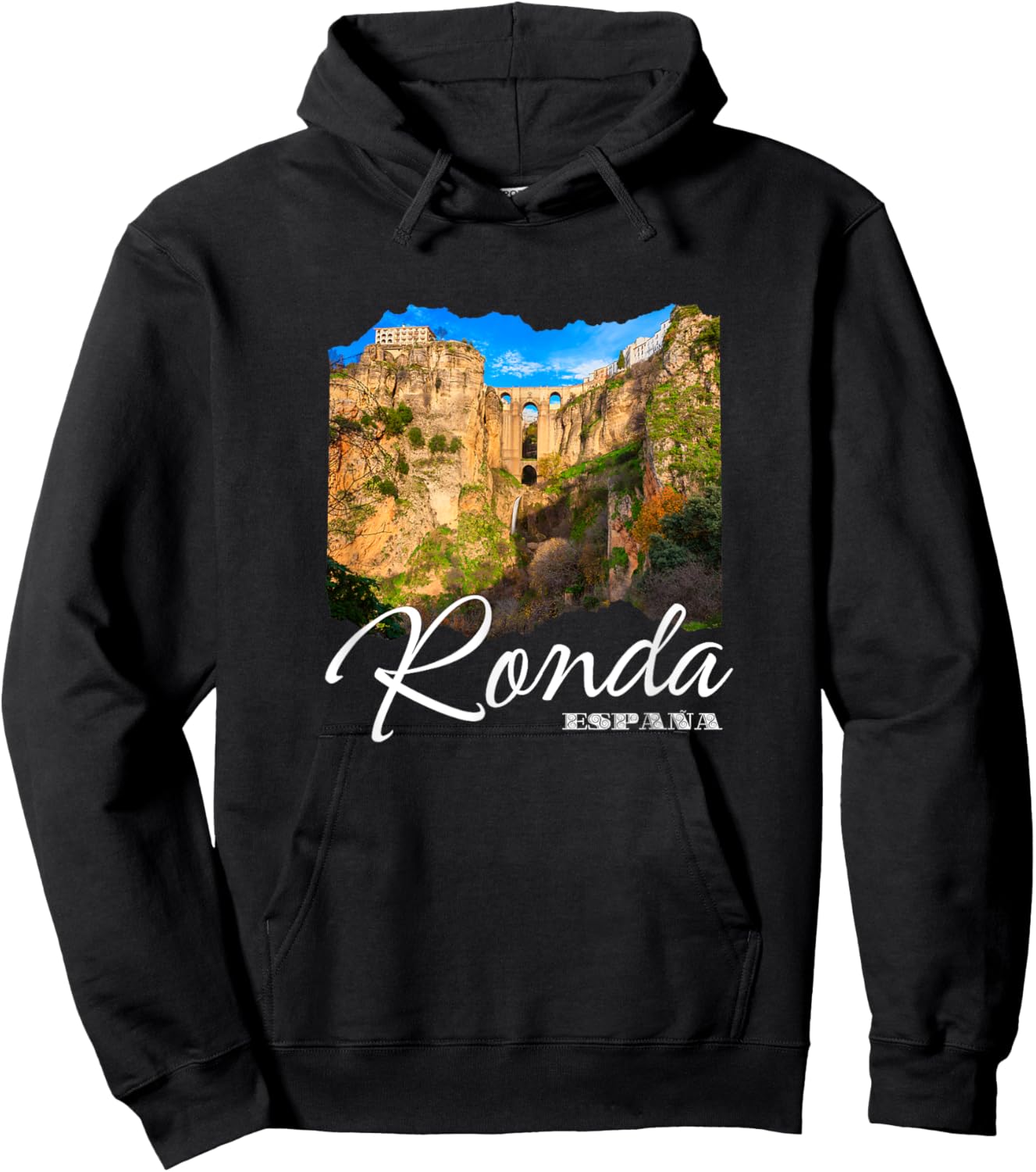 Ronda Spain Souvenir / Ronda Hoodie - Hoodie | Black