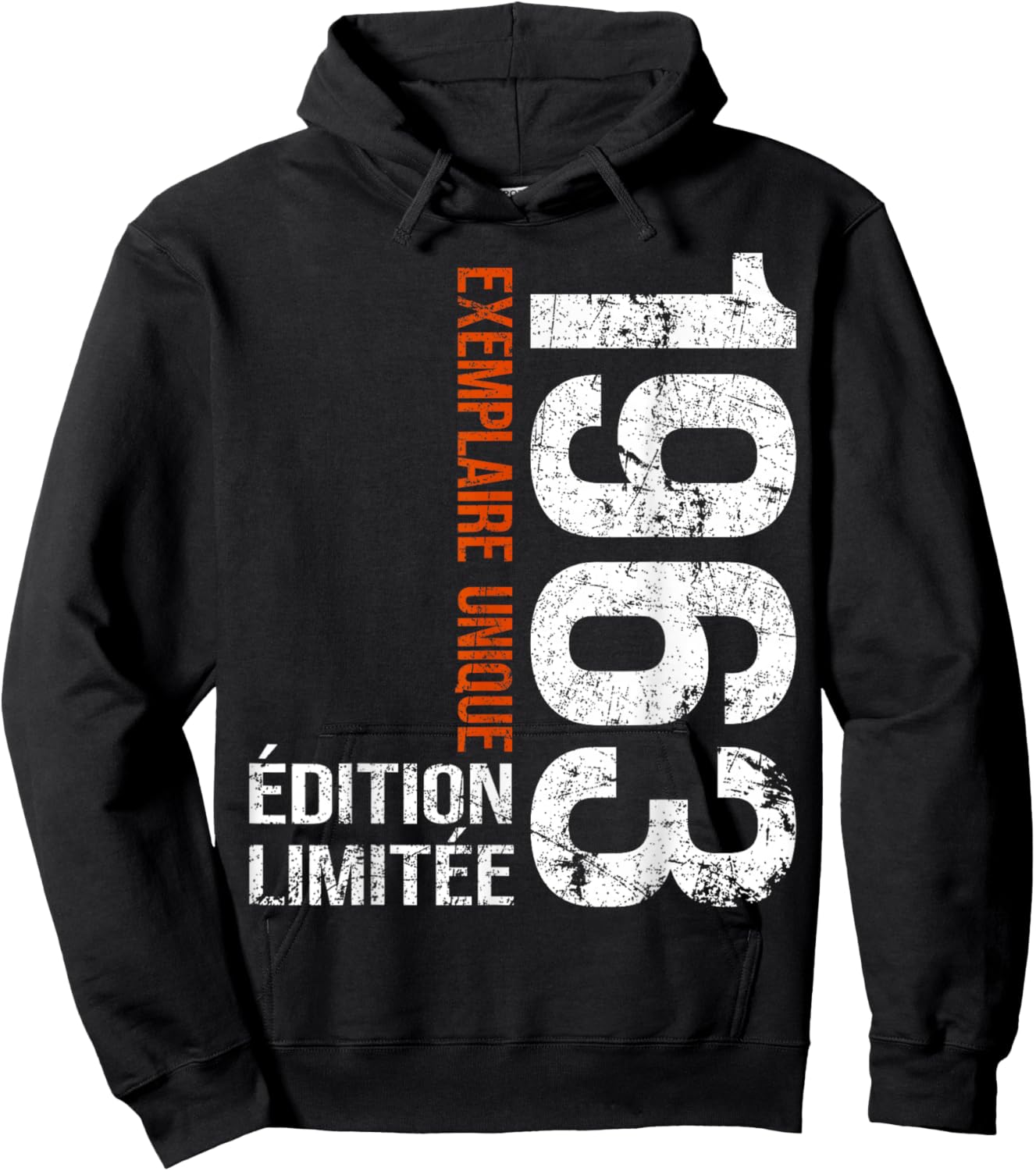 Vintage 1963 Gift 63 Years Man Birthday Humour Hoodie - Hoodie | Black