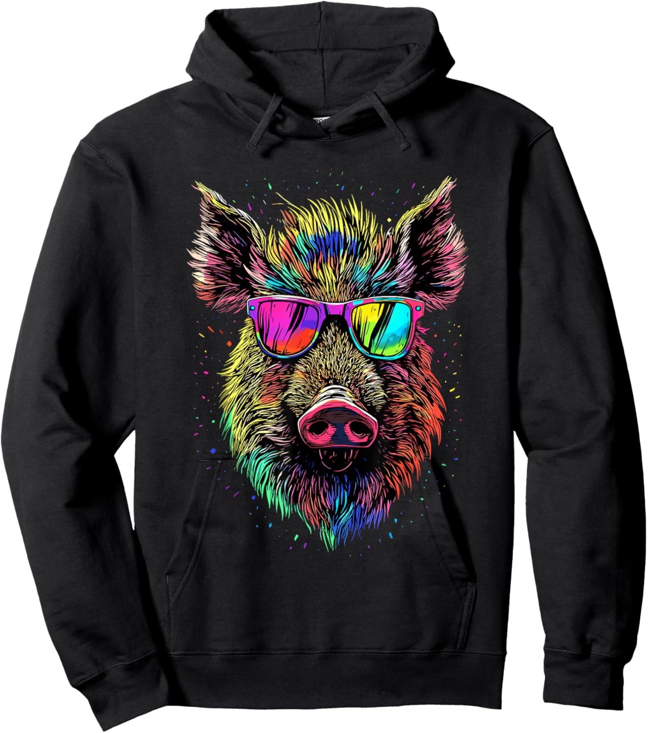 Boar Hunters Game Pigs Hoodie - Hoodie | Black