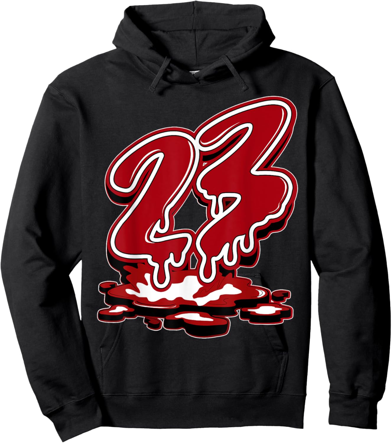 23 Drip Flu Game 12s Matching Women Hoodie - Hoodie | Black