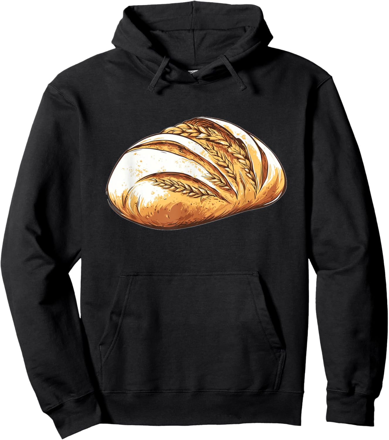 Loaf of Bread Men Women Joke Humor Hoodie - Hoodie | Black