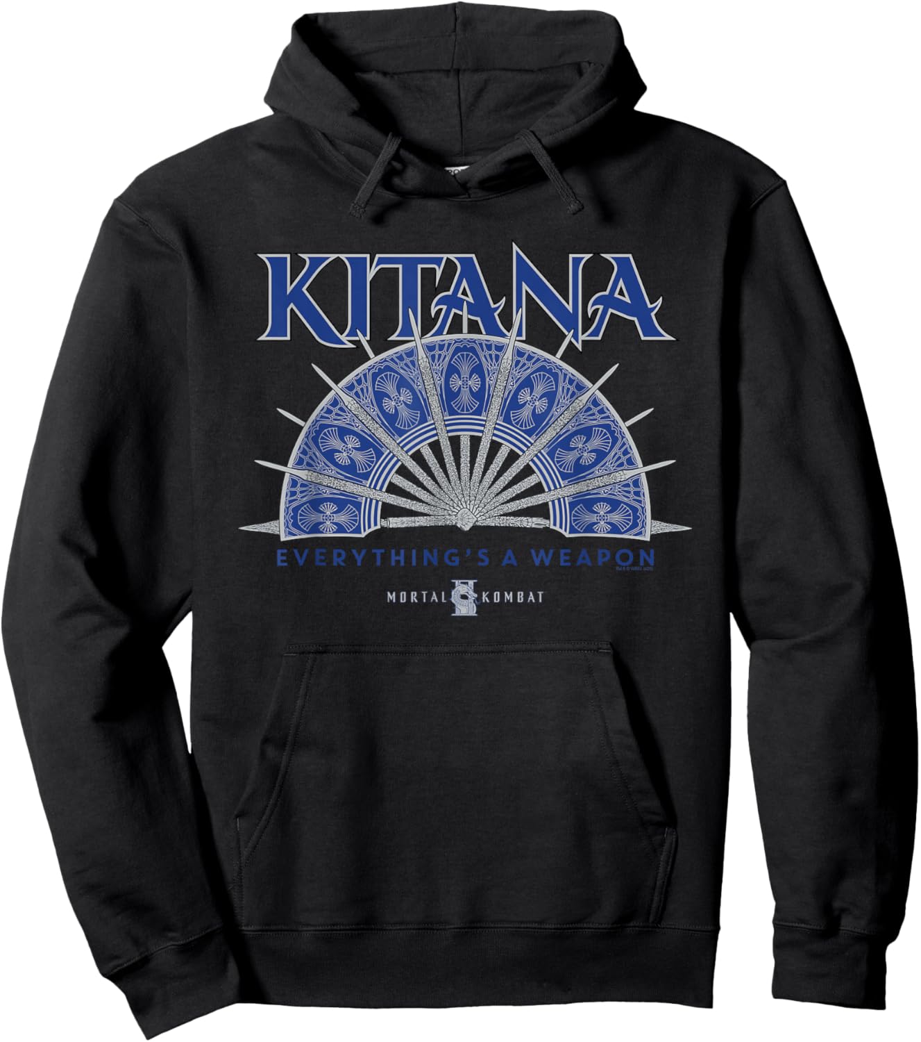 Fan Weapon Kitana Video Game Movie Hoodie - Hoodie | Black
