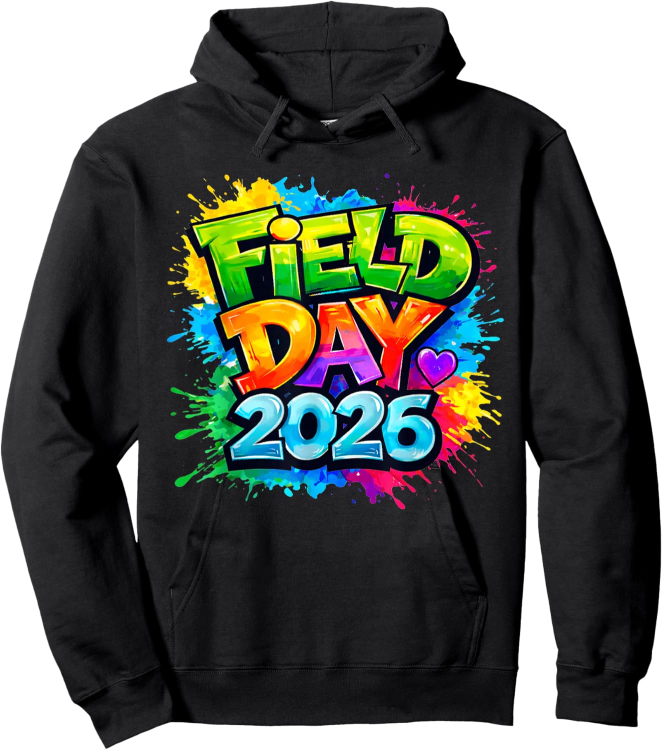 Field Day 2026 Let The Games Begin Teachers Kids Field Day Hoodie - Hoodie | Black