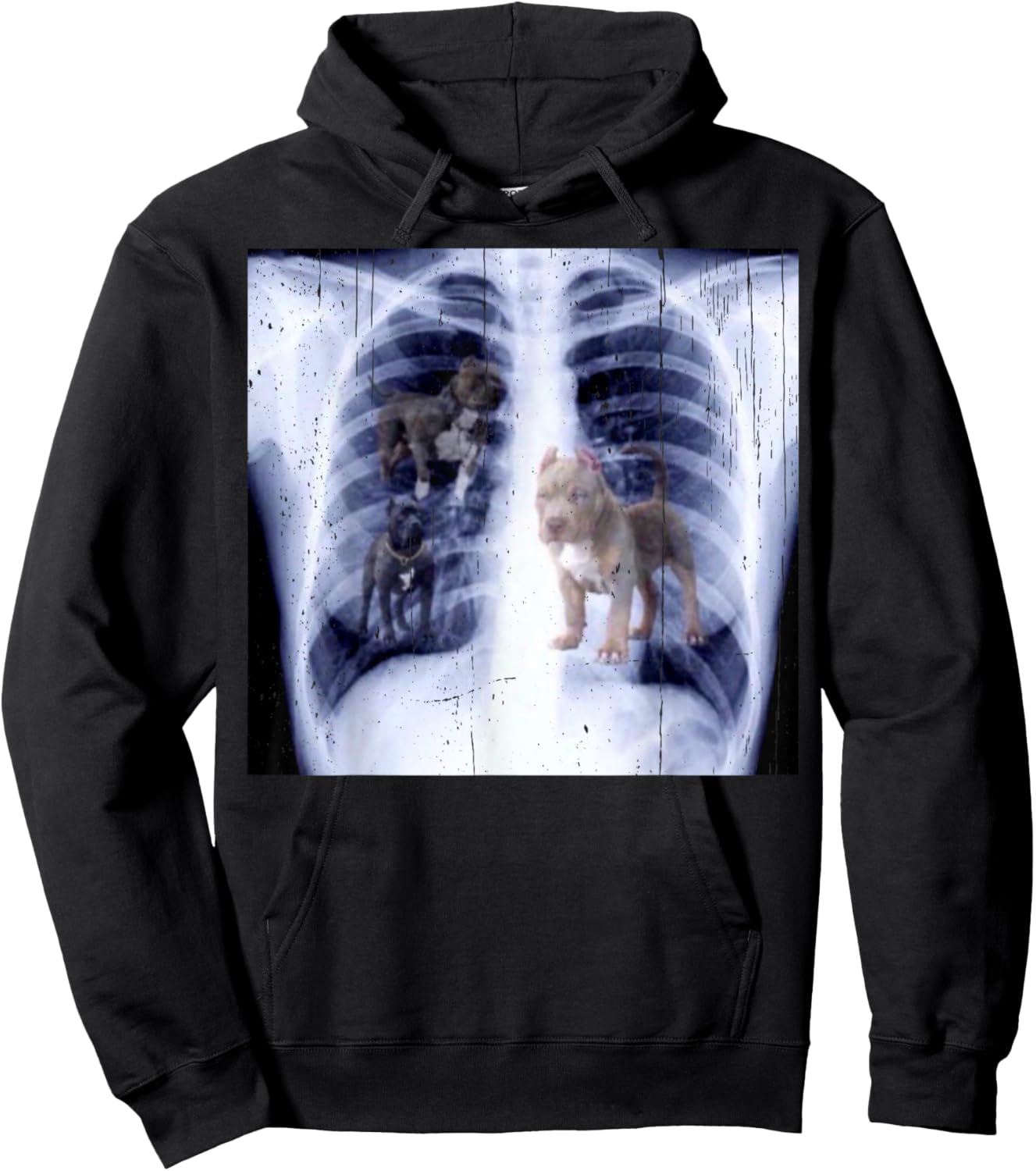 Vintage I Got That Dog In Me Xray Meme Classic Dog Hoodie - Hoodie | Black