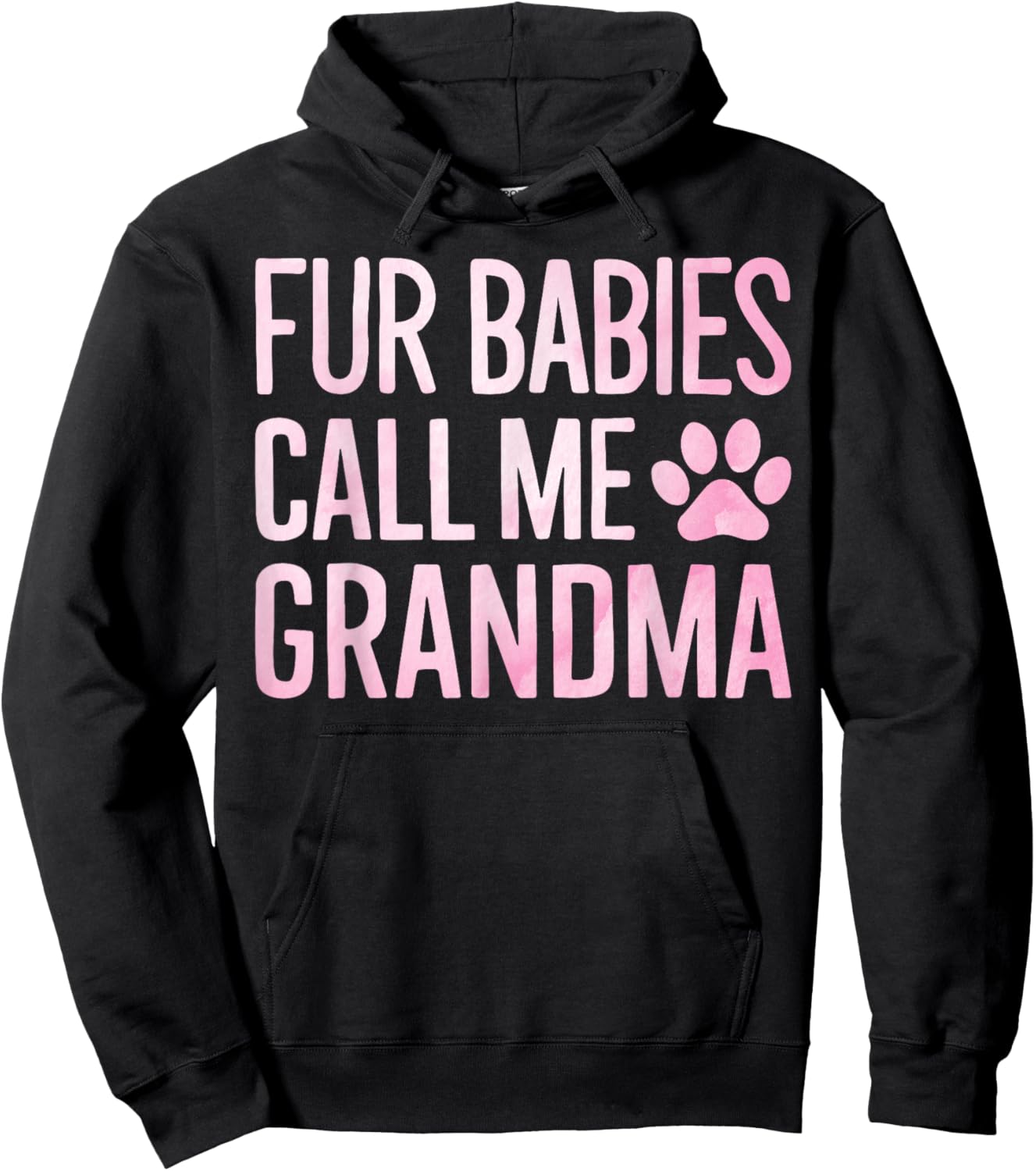 Fur Babies Call Me Grandma Dog Grandma Men Women Hoodie - Hoodie | Black