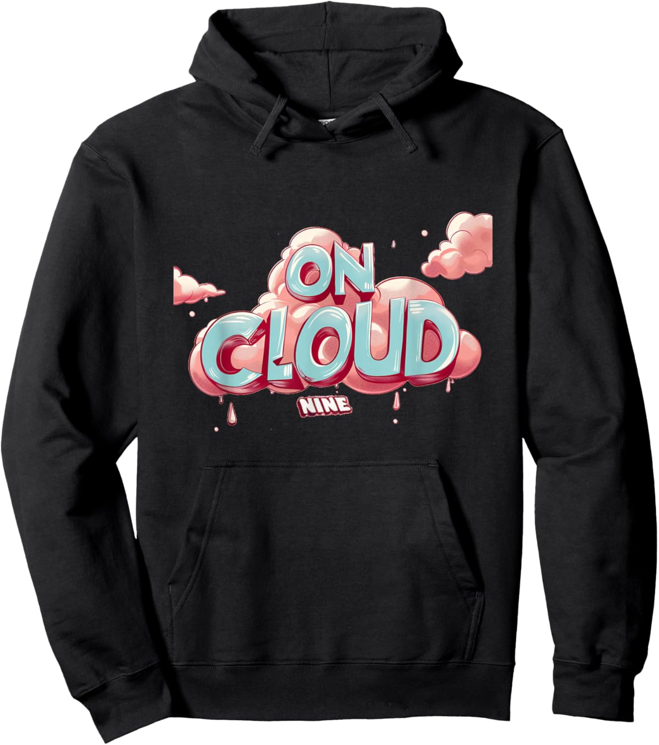 Funny on cloud nine Idiom Costume for Boys and Girls Hoodie - Hoodie | Black