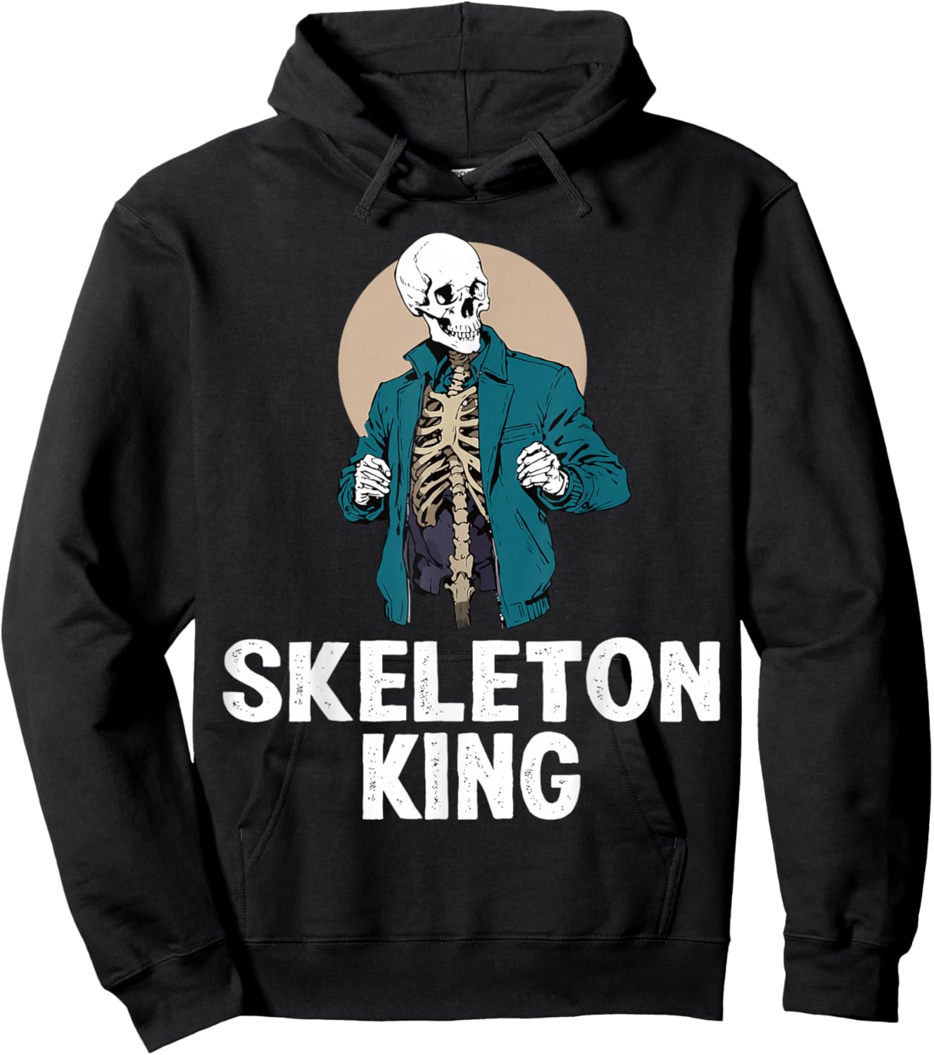 Skeleton King Hoodie - Hoodie | Black