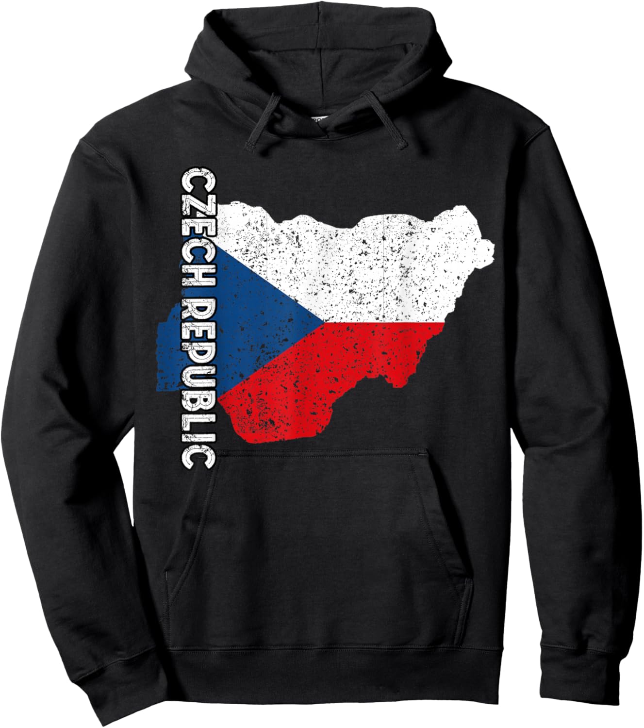 Czech Republic Map Czech Pride Czech Flag Czech Roots Hoodie - Hoodie | Black