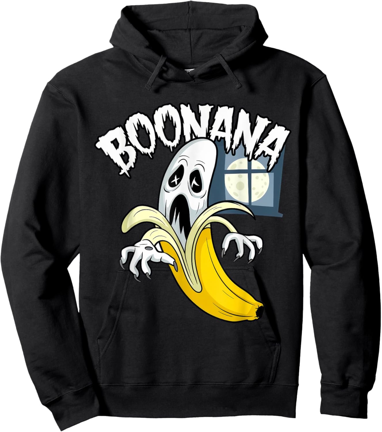 Boonana , Ghost Banana Hoodie - Hoodie | Black
