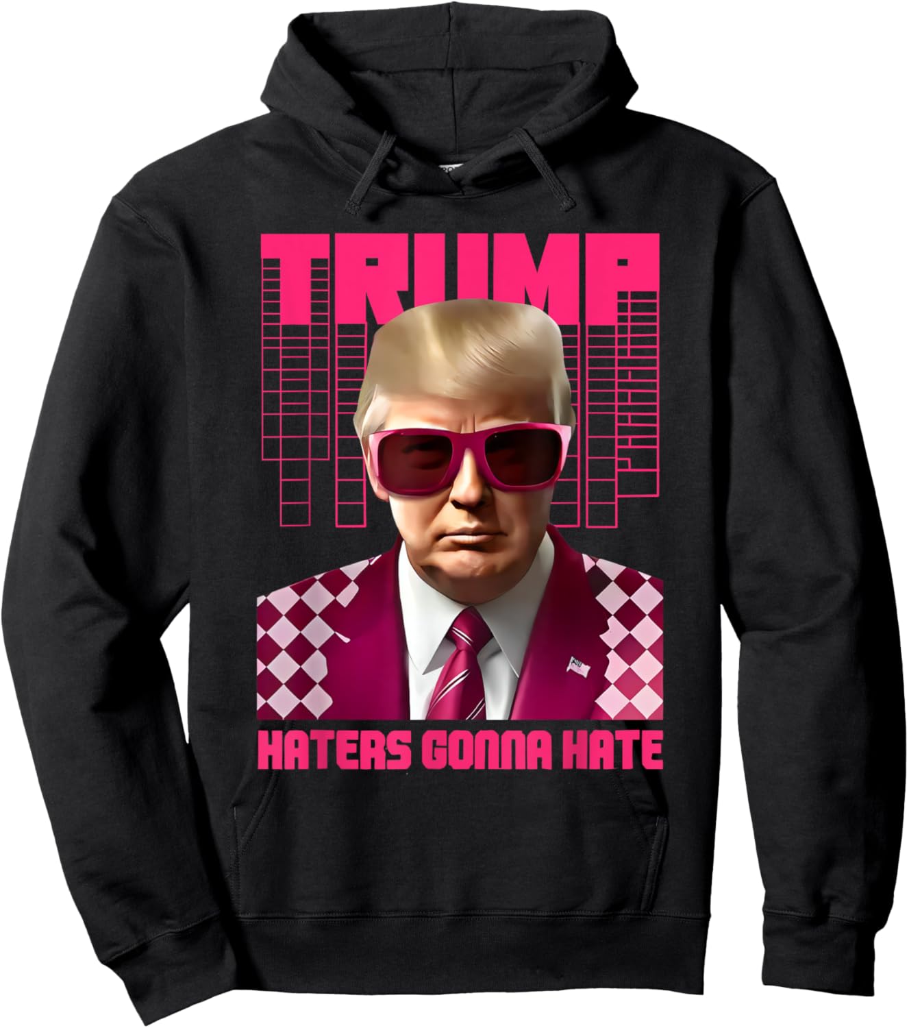 Trump Haters Gonna Hate Funny Political Hoodie - Hoodie | Black