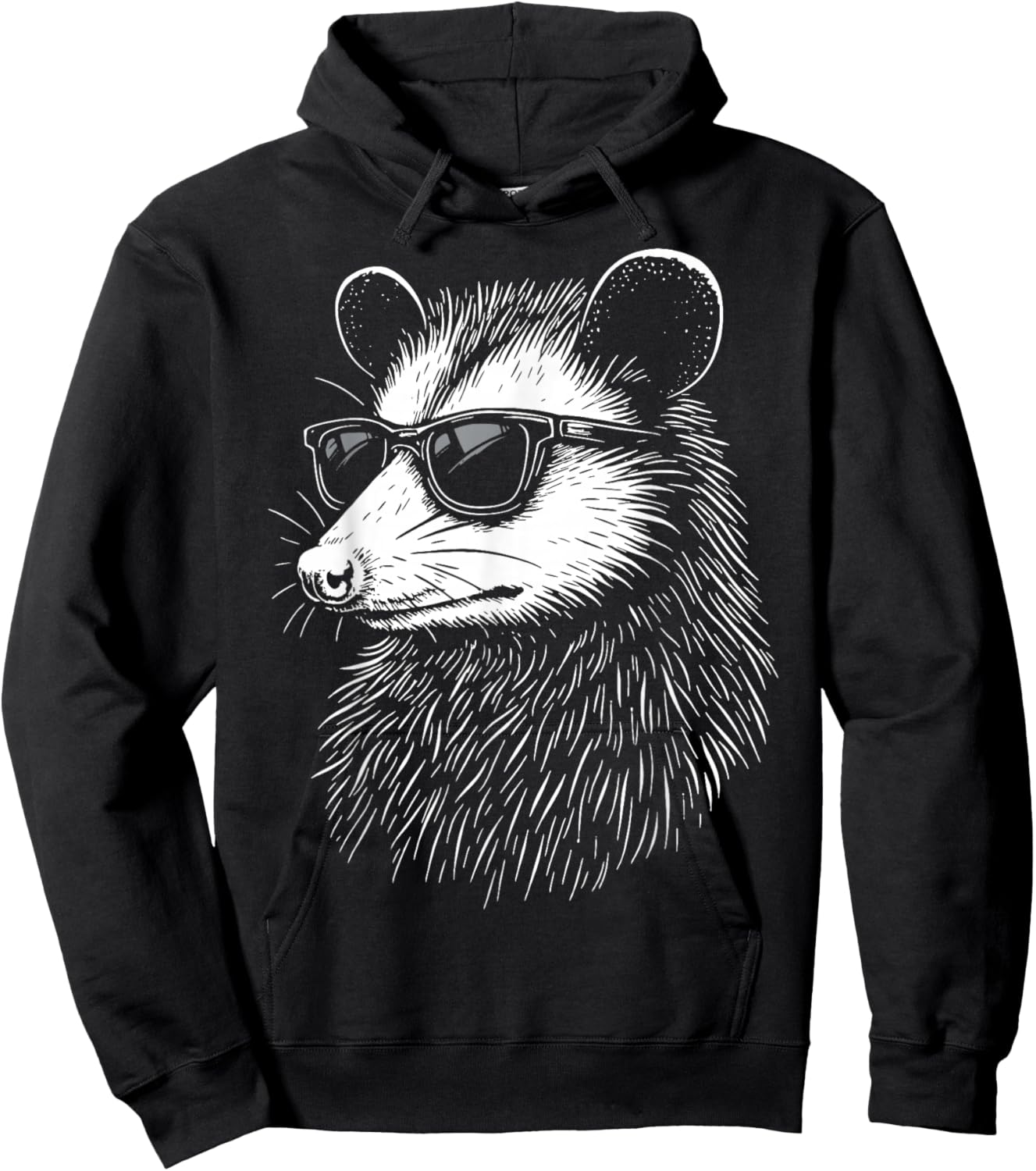 Opossum Sunglasses Hoodie - Hoodie | Black