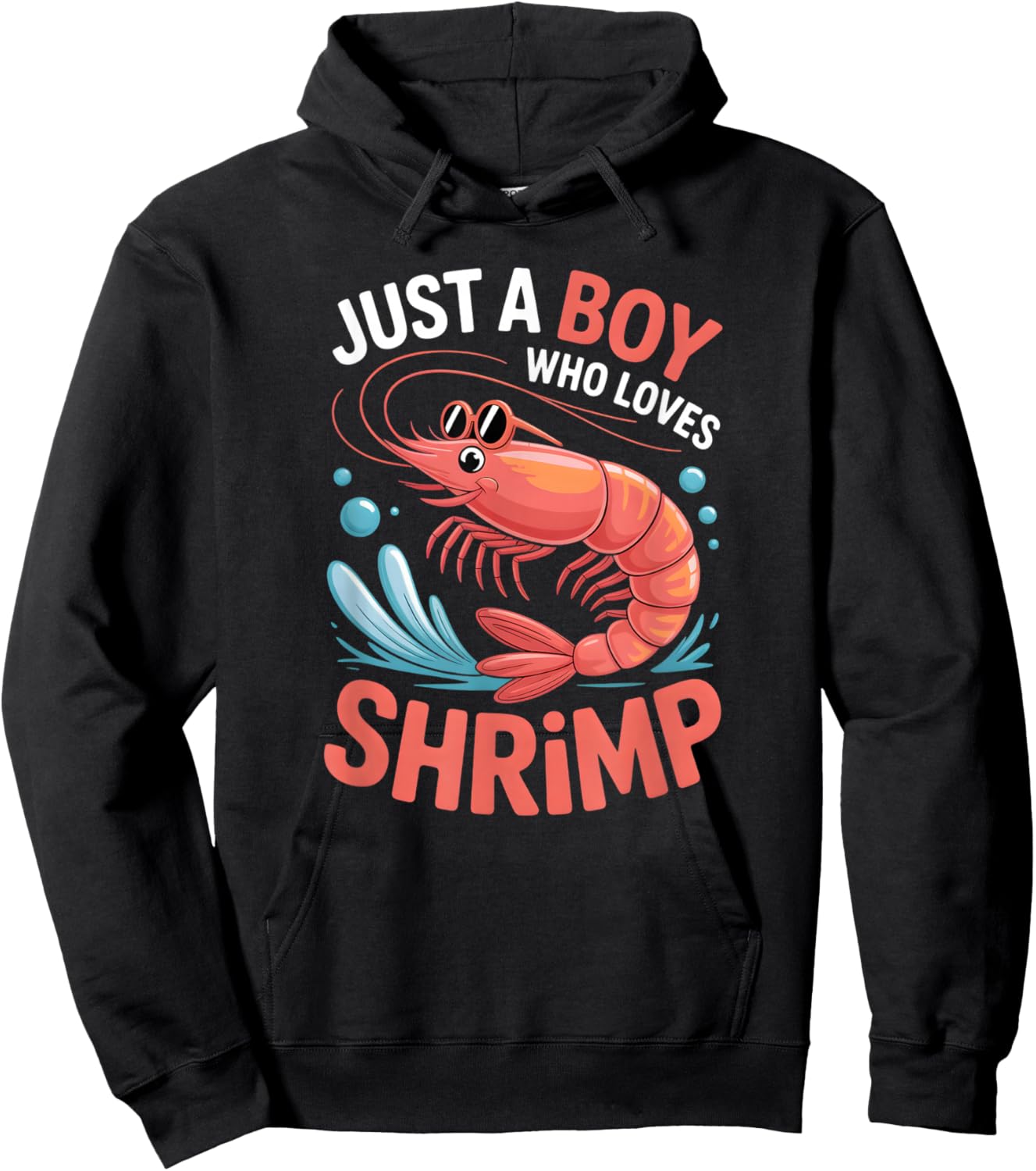 Boys Shrimp Hoodie - Hoodie | Black