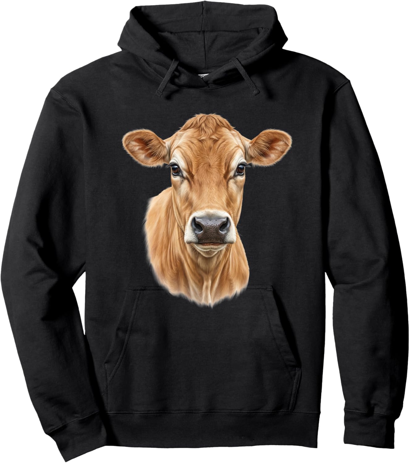 Jersey Cow Hoodie - Hoodie | Black