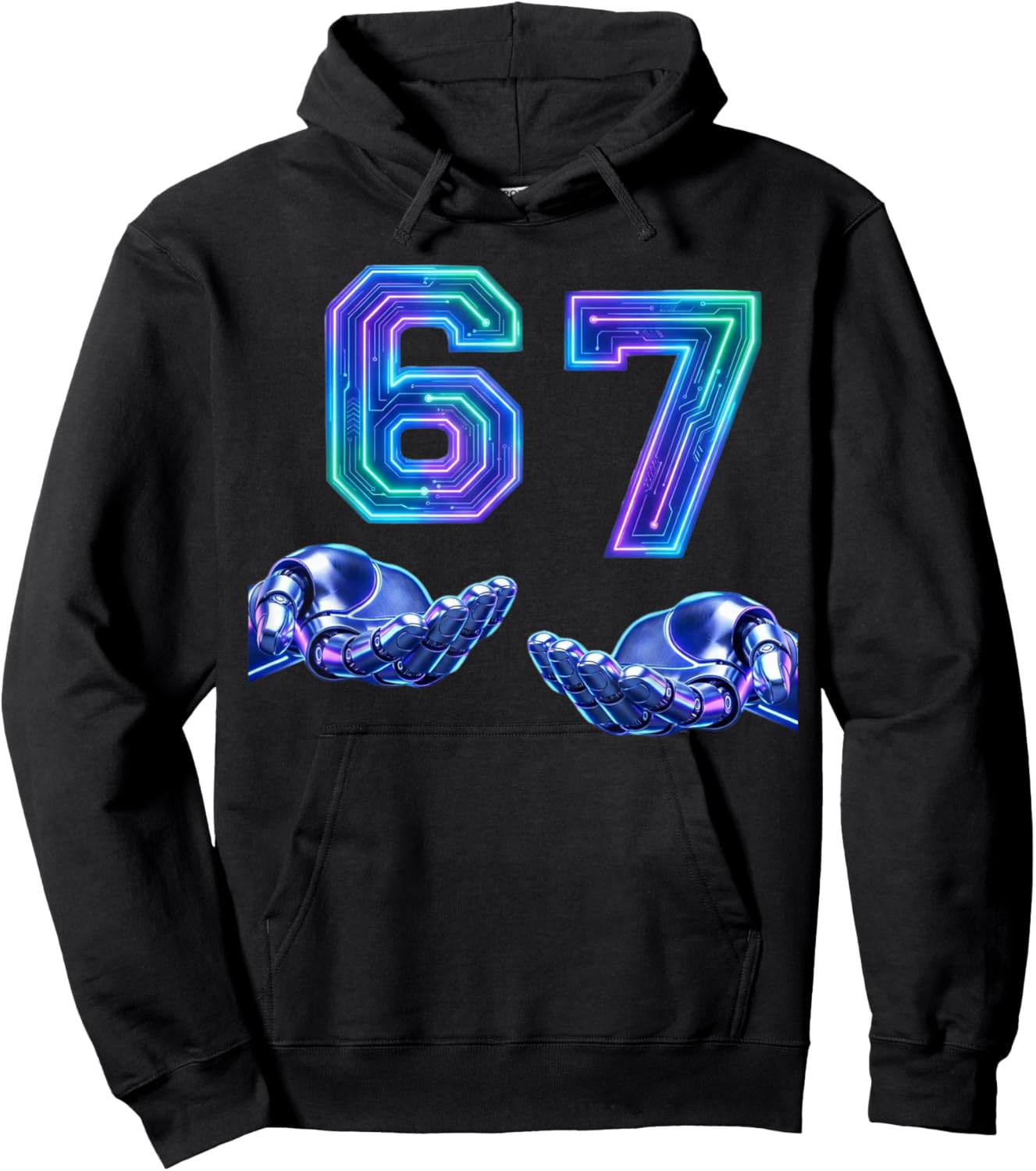 Funny Meme 67 6 7 6/7 6-7 Costumes Shirt for Boys Girls Kids Hoodie - Hoodie | Black