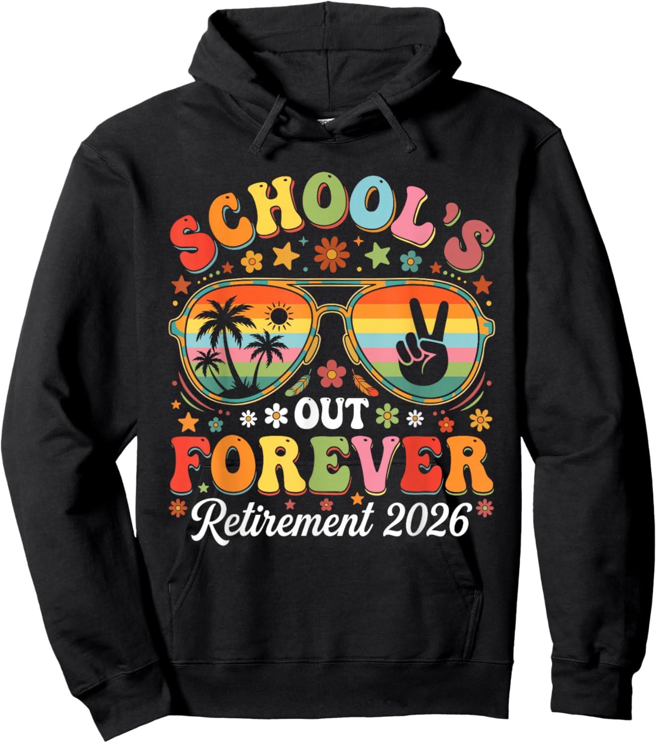 Teacher Summer Hoodie - Hoodie | Black