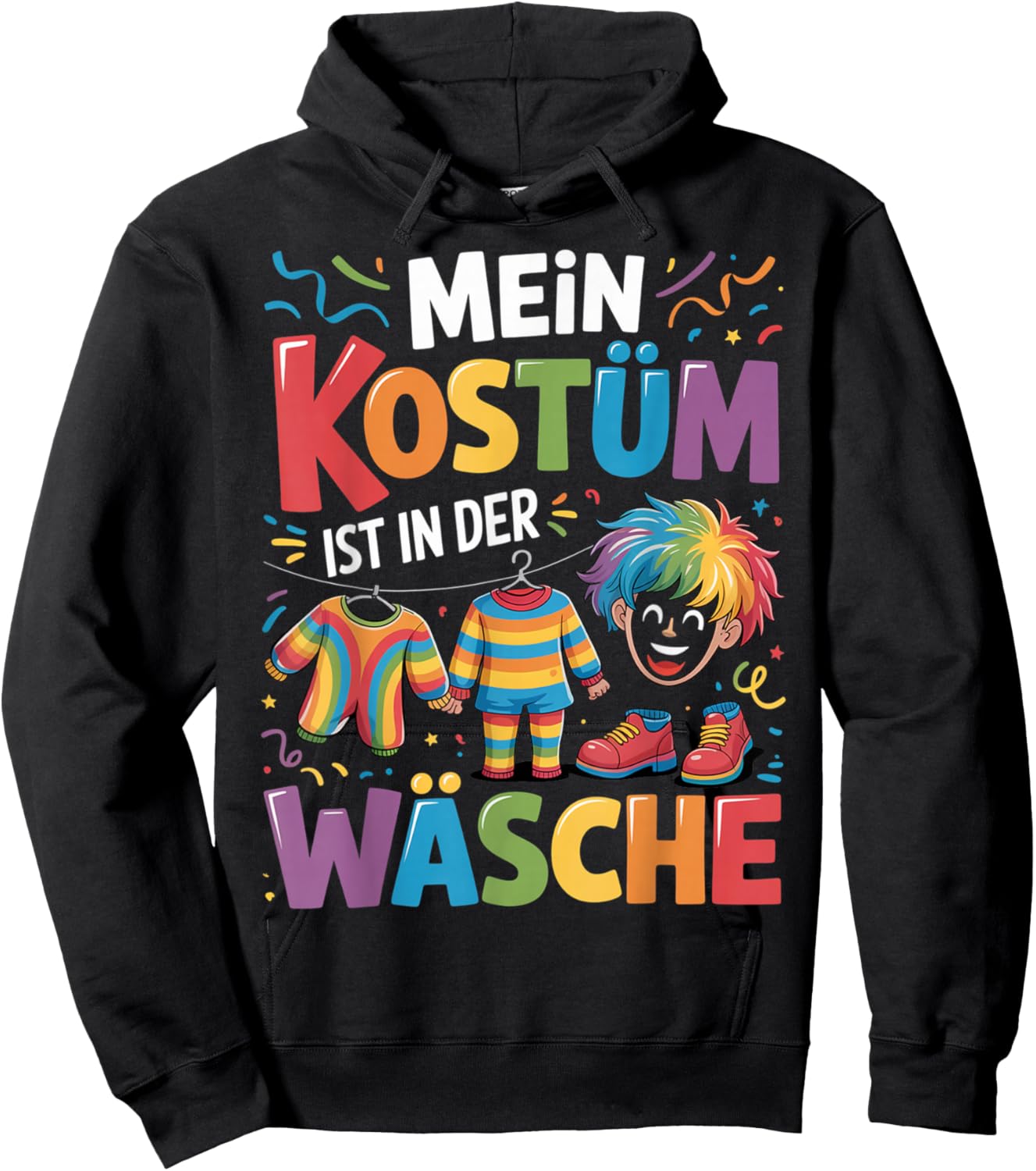 Mein Kostüm ist in der Wäsche Clown Carnival Men's Women's Hoodie - Hoodie | Black
