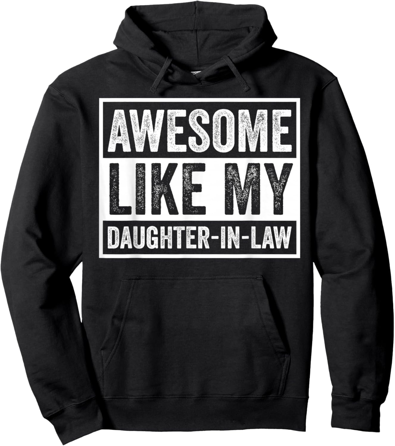 Awesome Like My Daughter in Law Gift Father in Law Hoodie - Hoodie | Black