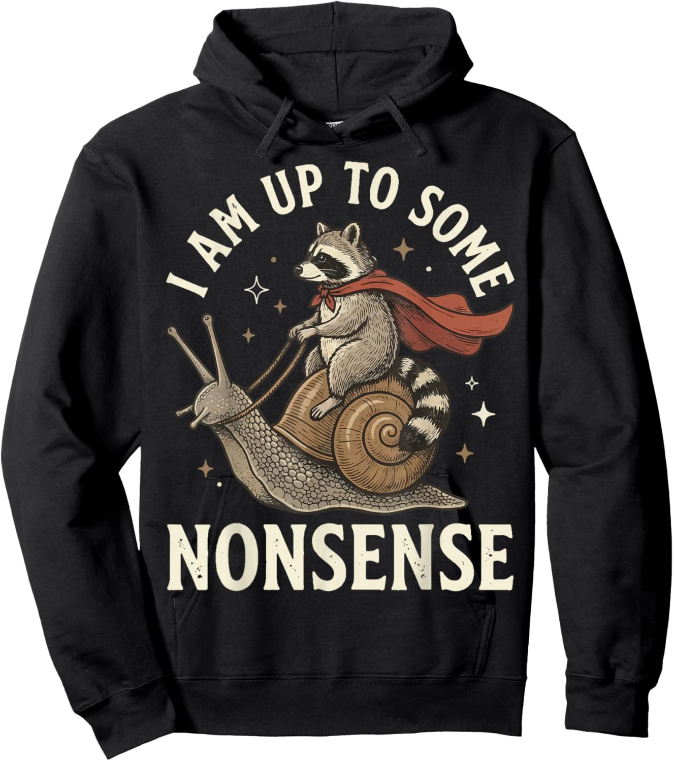I Am Up to Some Nonsense Hoodie - Hoodie | Black