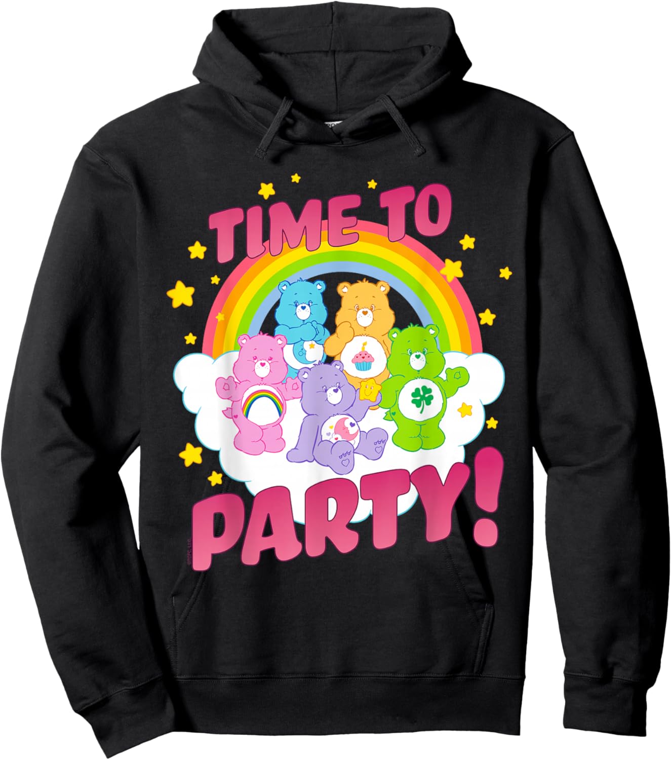 Care Bears Time to Party Hoodie - Hoodie | Black