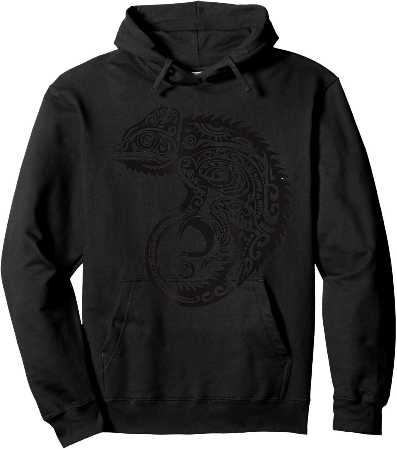 Tribal Hawaiian Chameleon Shirt - Hawaiian Tribal Hoodie - Hoodie | Black