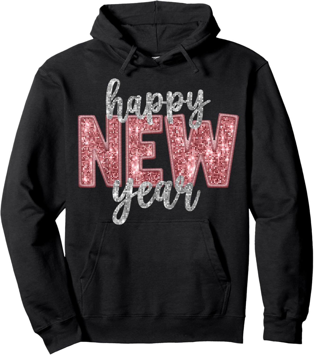 Happy New Year 2026 New Year's Eve Party Countdown Family Hoodie - Hoodie | Black