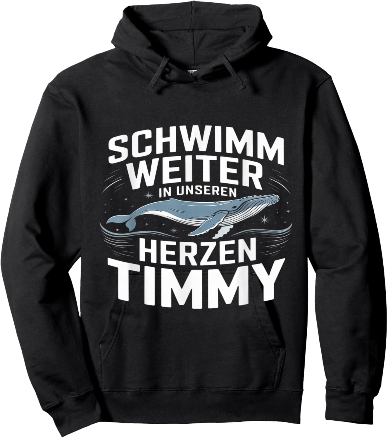Schwimm Weiter In Herzen RIP Timmy Hope Der Buckelwal Hoodie - Hoodie | Black