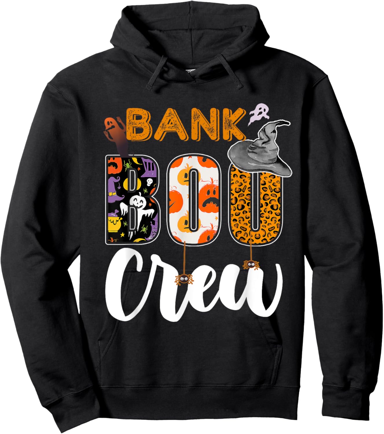 Bank Boo Crew Halloween Matching Banker Hoodie - Hoodie | Black