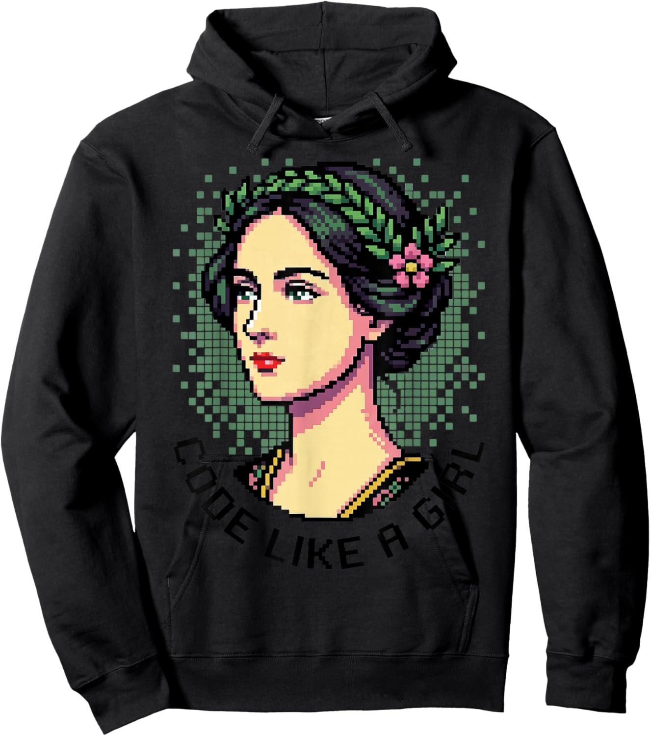 Ada Lovelace Code comme Une Fille Hoodie - Hoodie | Black
