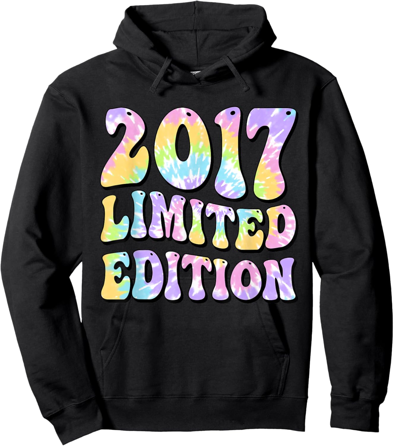 8th Birthday Girl 2017 Limited Edition Awesome Since 2017 Hoodie - Hoodie | Black