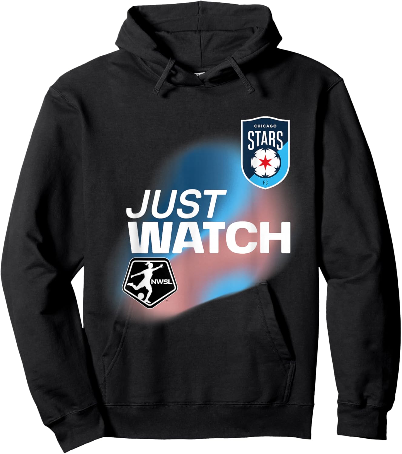 Officially Licensed Chicago Stars FC Just Watch NWSL Hoodie - Hoodie | Black