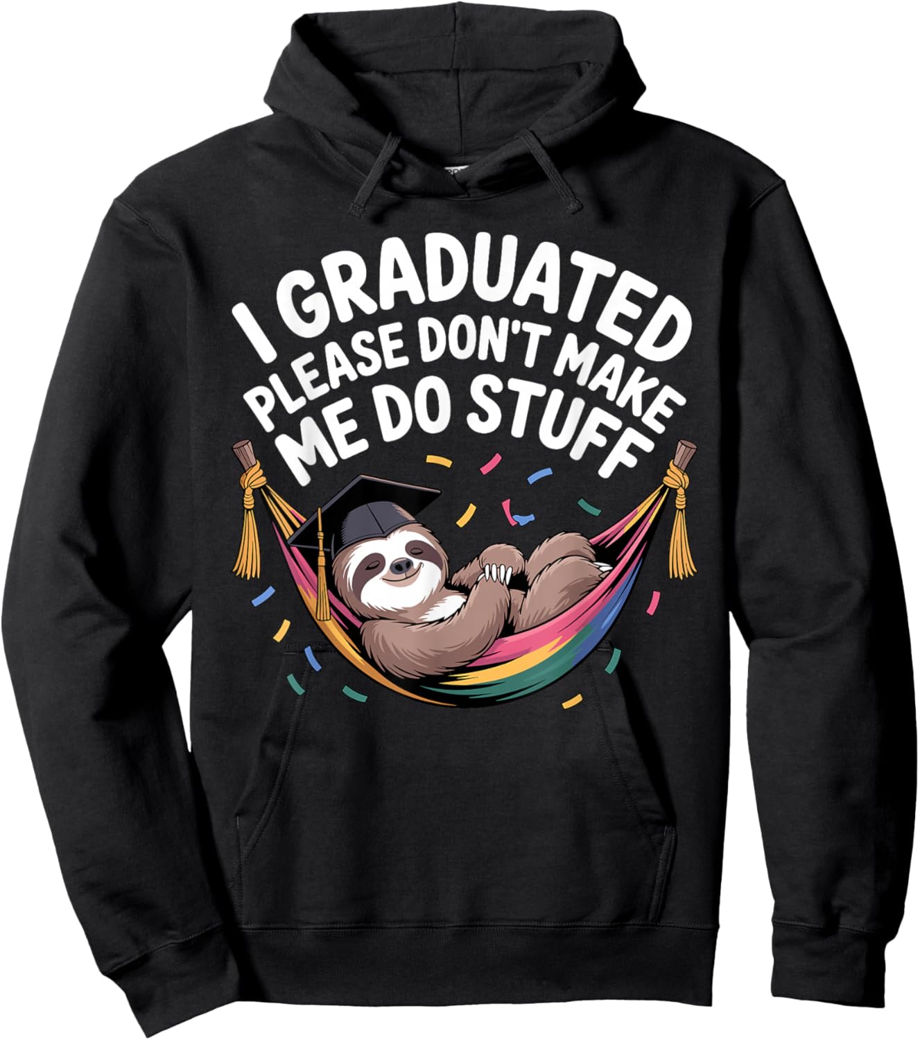 Best Graduation Design Women PhD Masters Graduation Hoodie - Hoodie | Black
