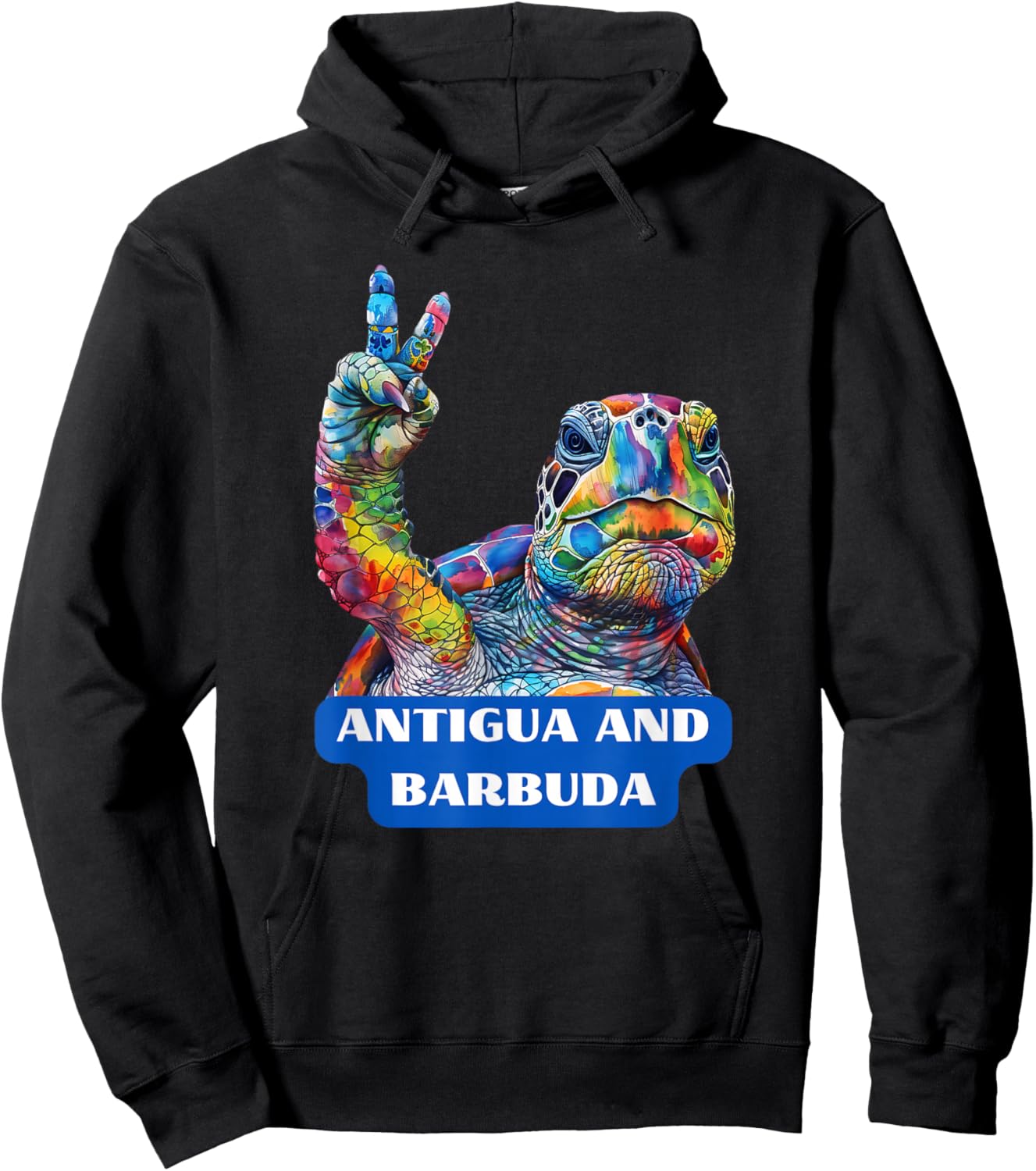 Antigua and Barbuda Hoodie - Hoodie | Black