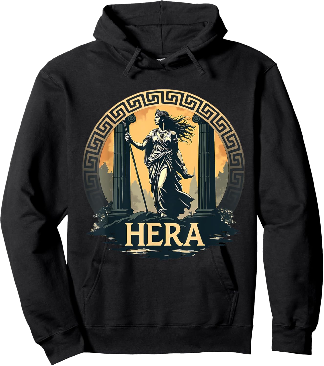 Hera Greek Goddess Hoodie - Hoodie | Black