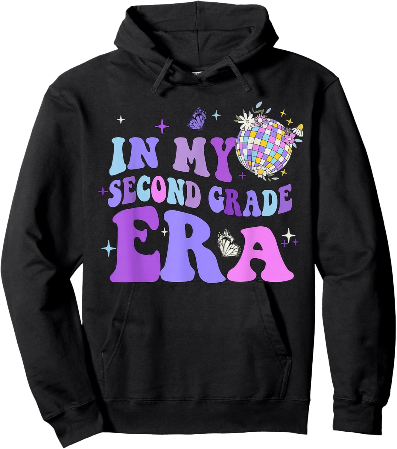 In My Second Grade Era 2nd Grade Back To School Hoodie - Hoodie | Black