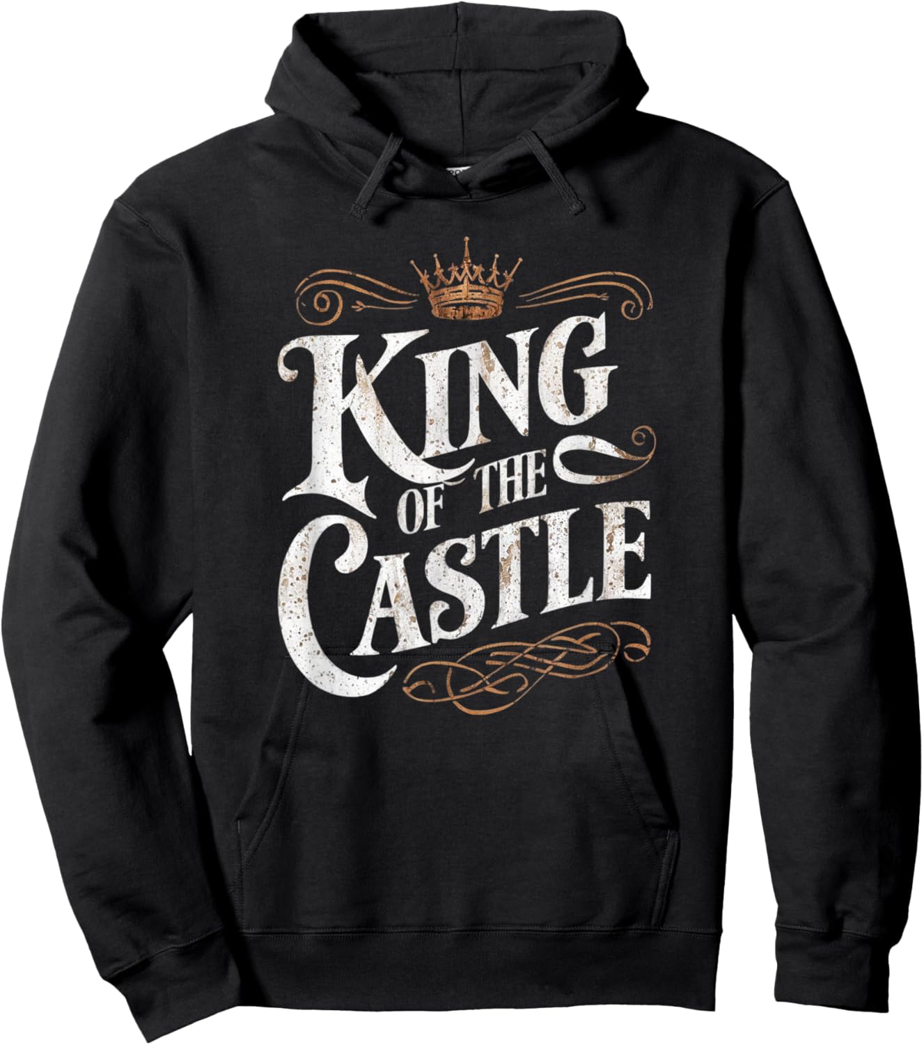 King of The Castle Funny Father's Day Hoodie - Hoodie | Black
