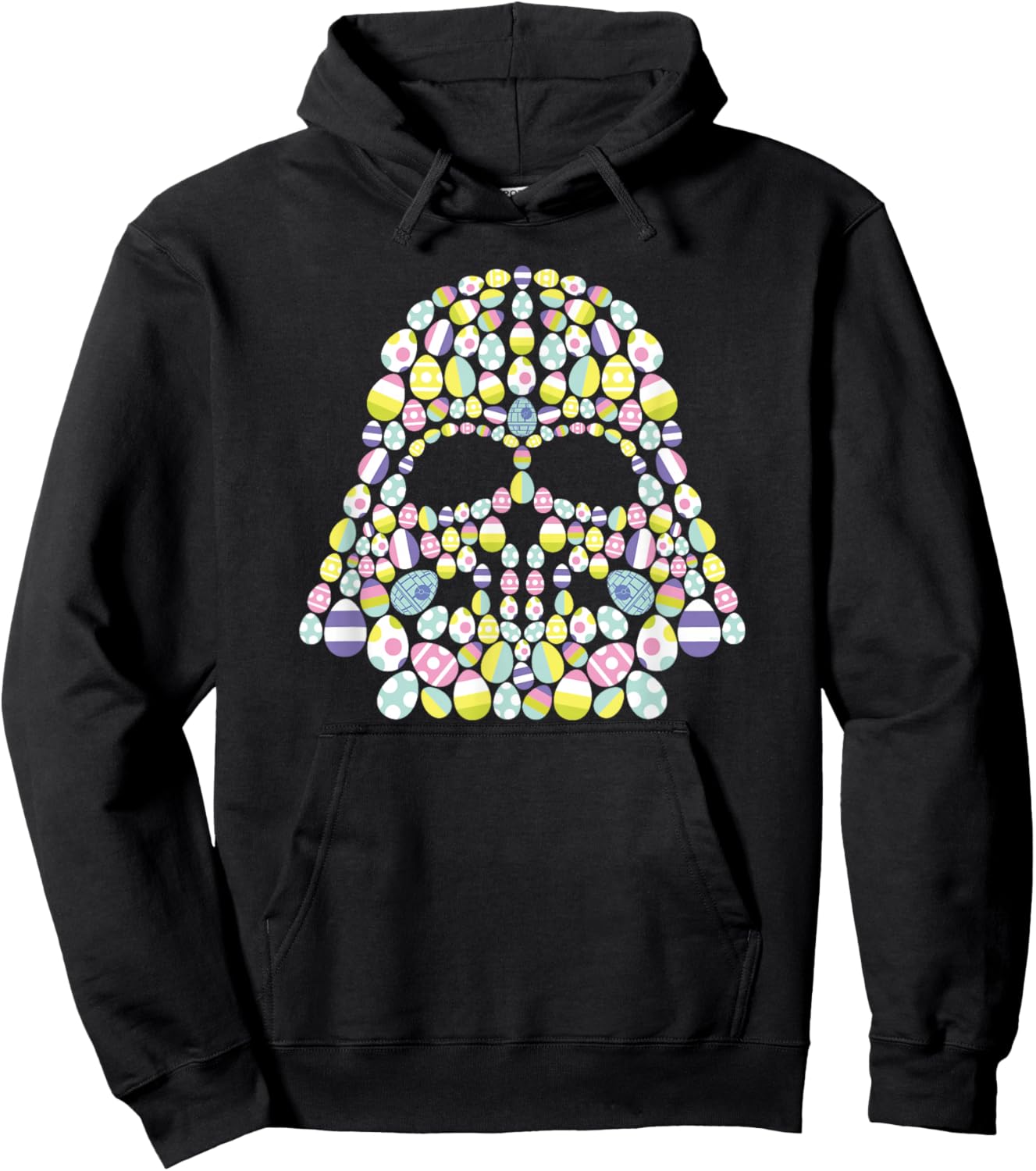 Star Wars Easter Egg Fill Darth Vader Mask and Helmet Hoodie - Hoodie | Black