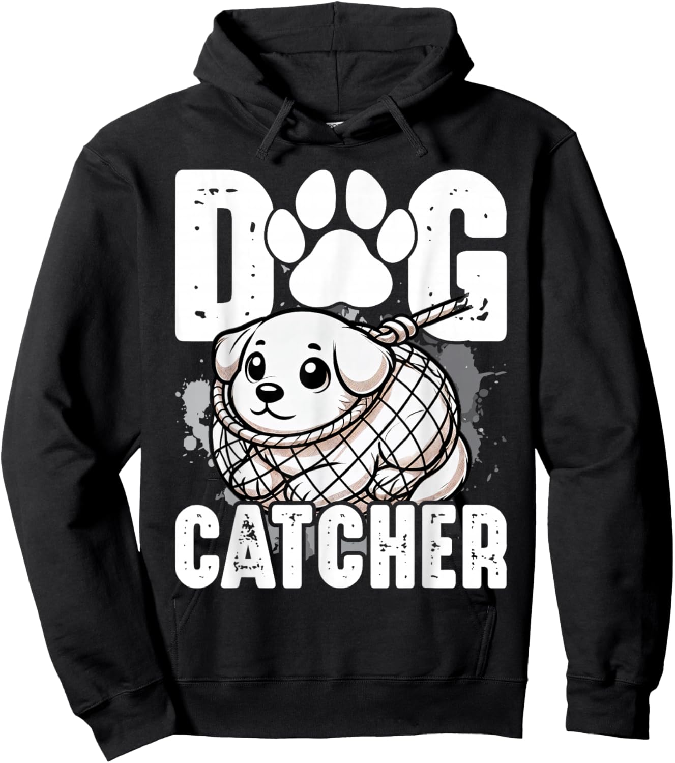 Dog Catcher Matching Costume Hoodie - Hoodie | Black