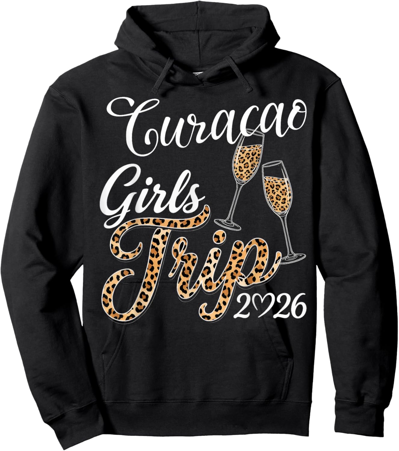 Girls Trip Curacao 2026 Birthday Squad Vacation Weekend Hoodie - Hoodie | Black