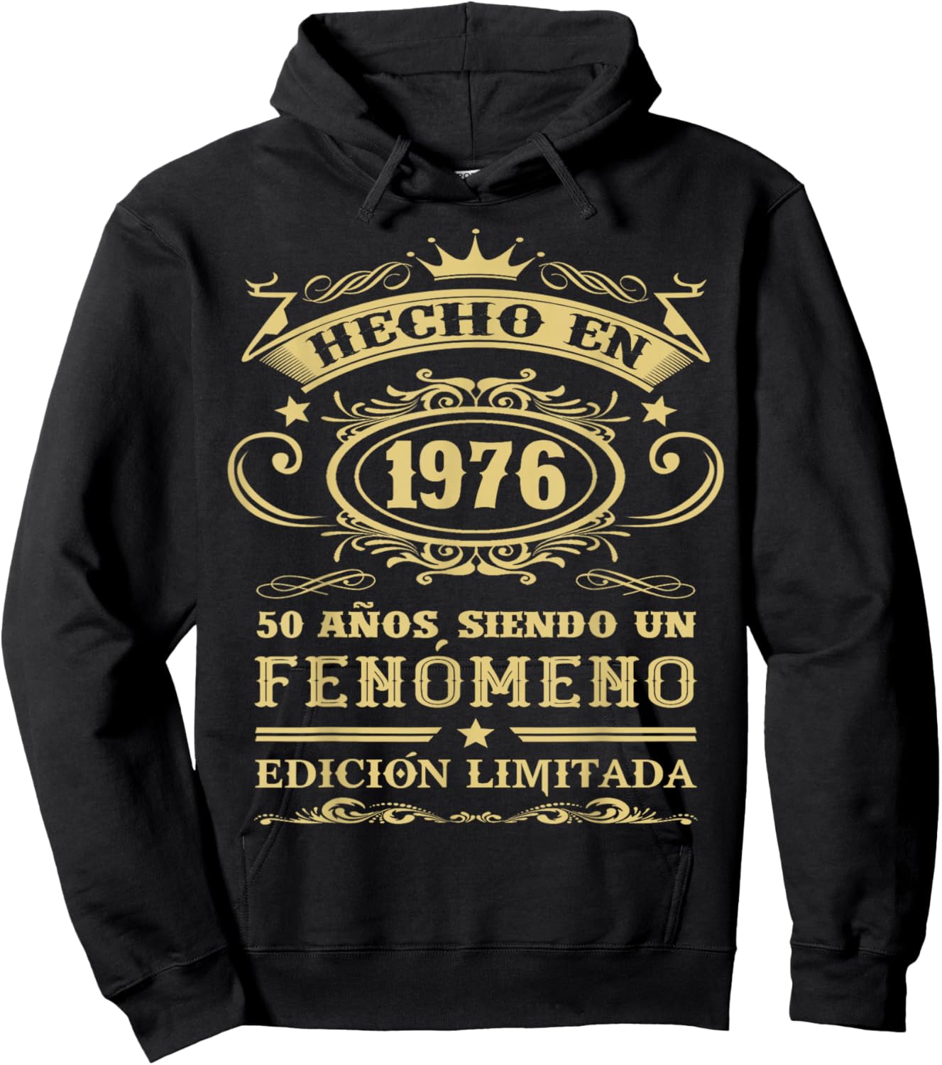 Made in 1976 Limited Edition Spanish 50th Birthday Hoodie - Hoodie | Black