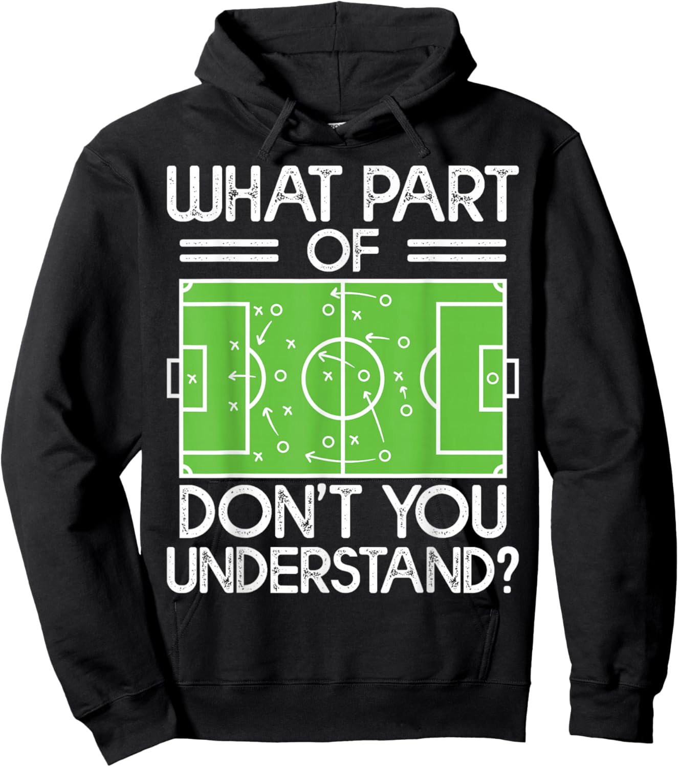 Soccer Coach Funny What Part of Soccer Don't You Understand Hoodie - Hoodie | Black