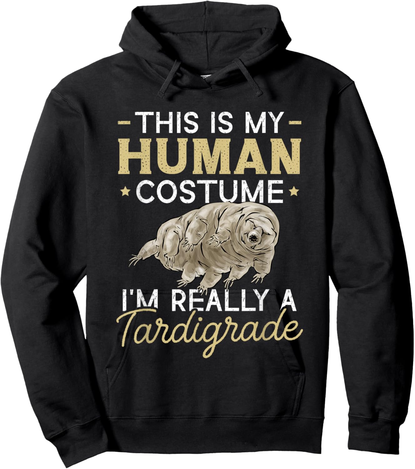 Tardigrade Water Bear Tardigrade Human Costume Hoodie - Hoodie | Black