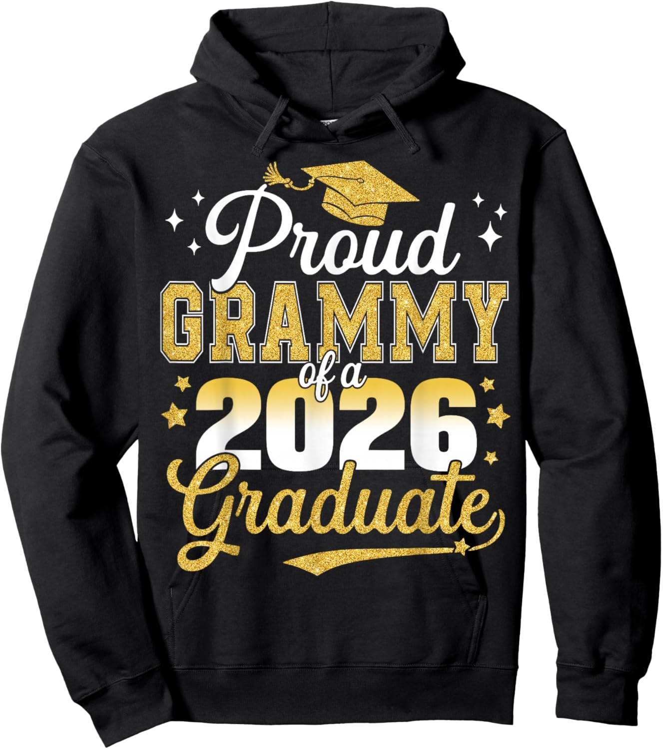 Proud Grammy of a Class of 2026 Graduate Senior Graduation Hoodie - Hoodie | Black
